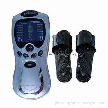 2013 Multifunction Digital Therapy Machine/Pulse Massager Slippers, Easy to Clean